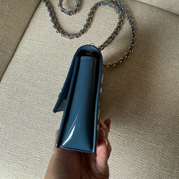 Salvatore Ferragamo Blue and Gray Crossbody Bag - Picture 8 of 10